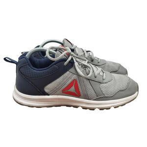 Reebok Almotio 4.0 Running Shoes Mens Size 7 Gray Blue Sneakers Athletic Trainer